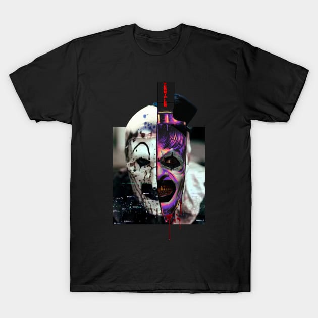 Horror Spooky Art The Clown T-Shirt by AxLSTORE